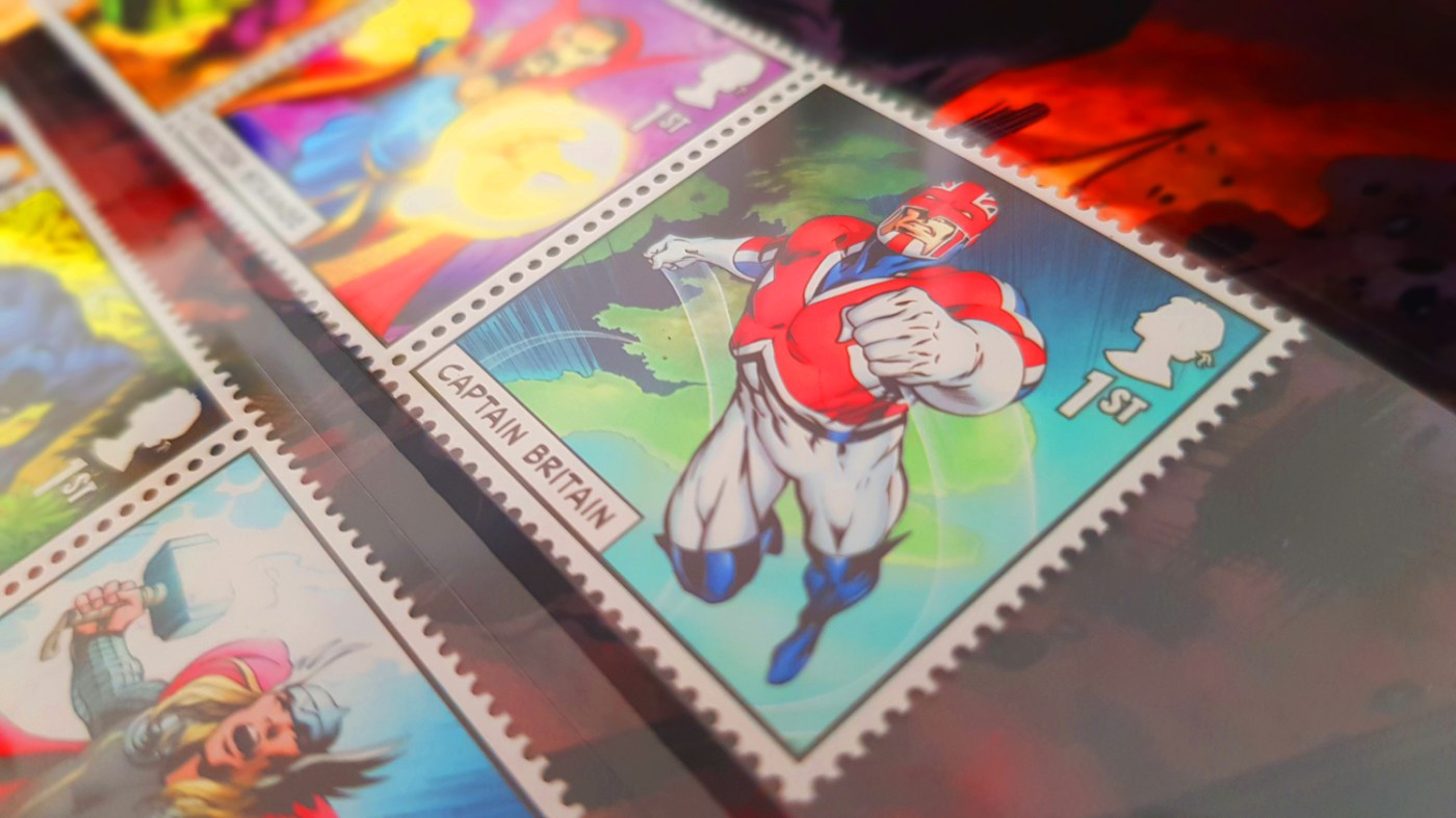 Captain Britain Royal Mail Marvel